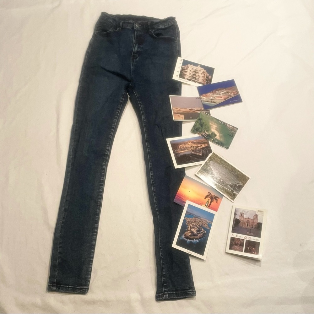 By The Way high waisted skinny jeans